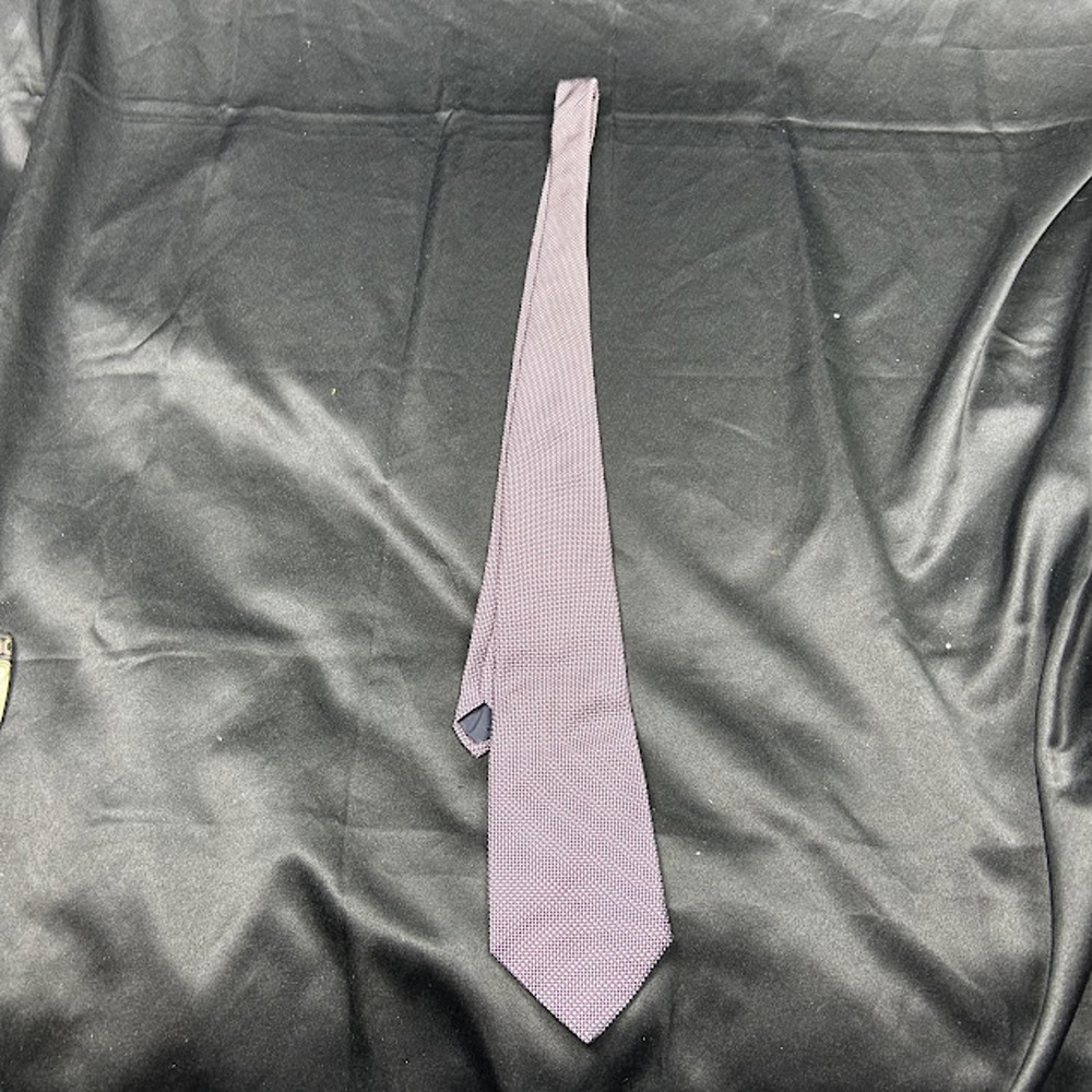 Brooks Brothers Pink, White & Black Mini Geometric Tie 100% Silk Men's Necktie